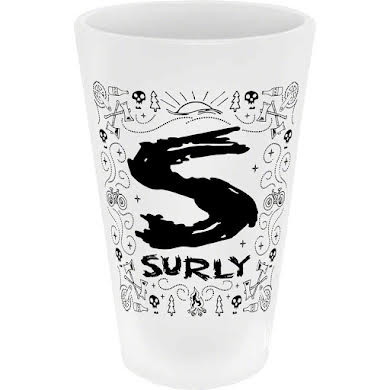 Surly Silicone Pint Glass - White/Black