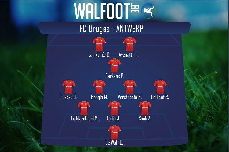 Composition Antwerp | FC Bruges - Antwerp (10/02/2021)