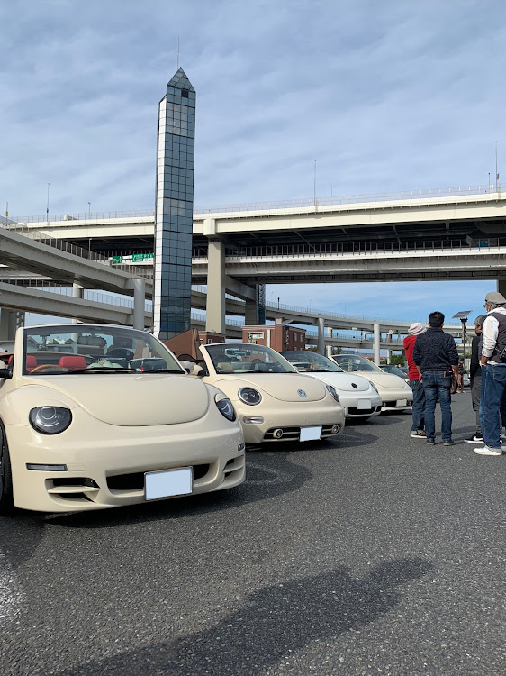 ニュービートル カブリオレのぶらり"ふ〜散歩"🚗💨拡大版・ビートルカブリオレ　プチMT・オープンカーのある生活・参加頂いた方々、コメ頂いた方々有難うございましたに関するカスタム事例の投稿画像9枚目