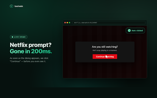 Continue Watching? - Auto Skip for Streaming screenshot 2
