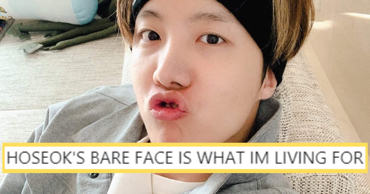 Bare face Jhope - BTS WORLD