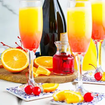 Passion Fruit Prosecco Mimosa - Olivia's Cuisine