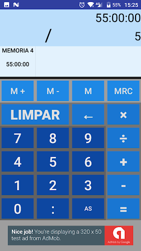 Calculadora de horas