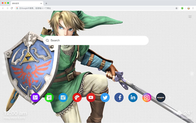 Zelda HD New Tabs Popular Games Themes