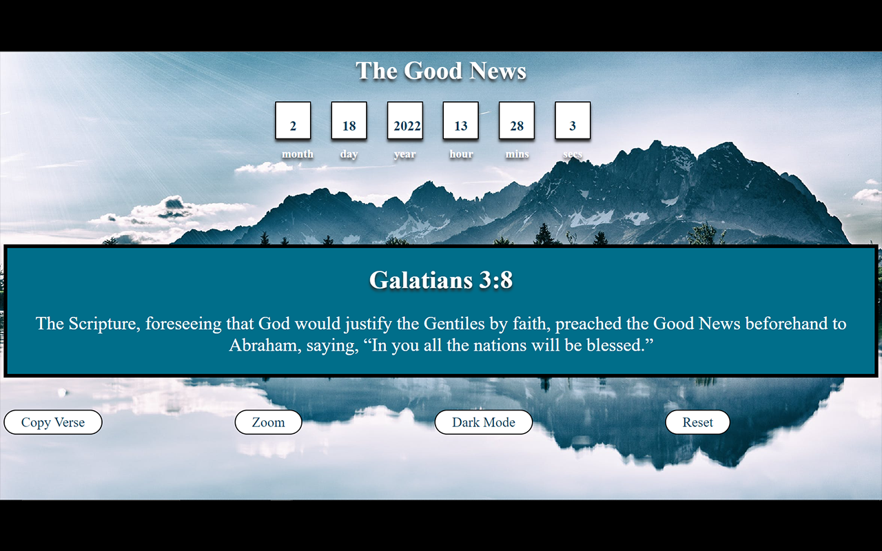 The Good News : Bible Verse Generator Preview image 2