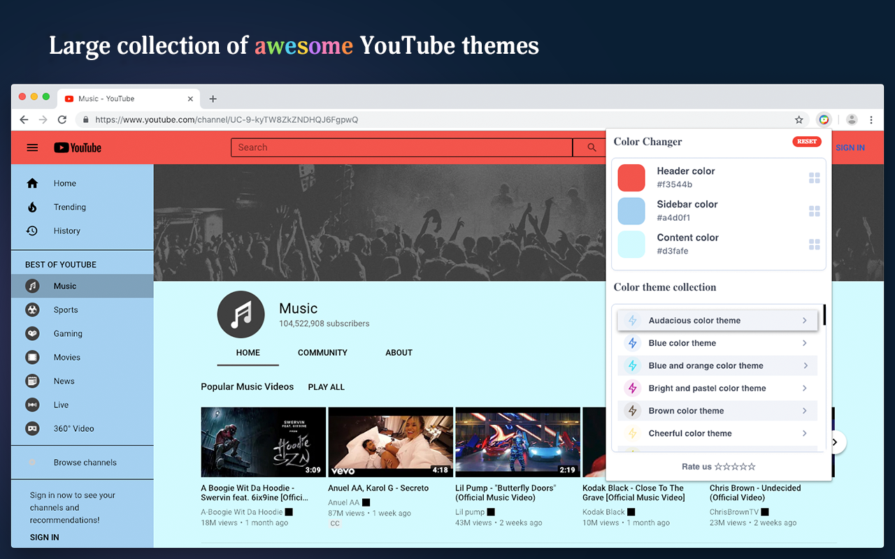 Theme & Color Changer for Youtube™ Preview image 3