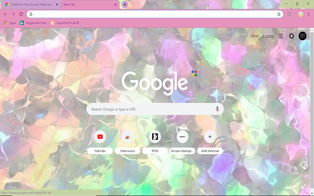 Color Pop chrome extension