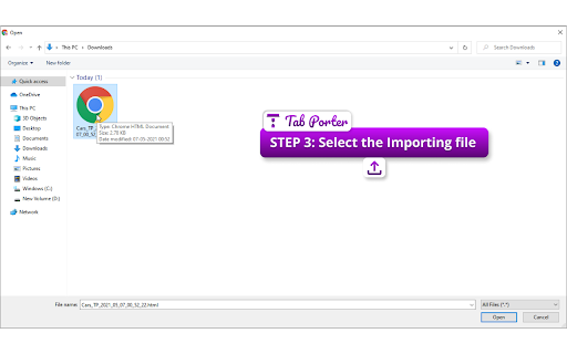 Tab Porter - Export & Restore Chrome Windows