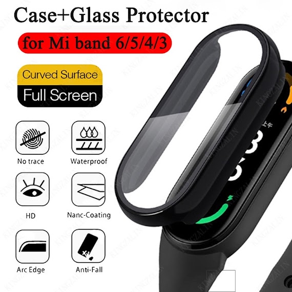 Kính Cường Lực Bảo Vệ Màn Hình Cho Mi Band 7 6 5 4 3 Miband 6 5 Band 7 5 4 3