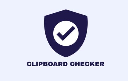 Clipboard Checker for Chrome small promo image