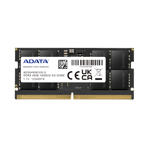 RAM laptop ADATA AD5S480016G-S (1 x 16GB) DDR5 4800MHz (AD5S480016G-S)