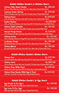 Kadahi Kitchen menu 2