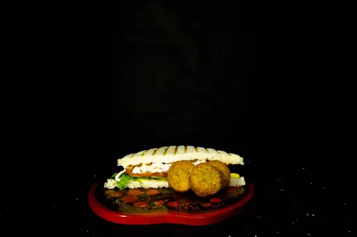 Falafel Grilled Cheese Sandwich