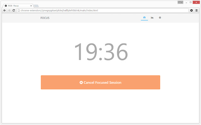 Focus chrome extension