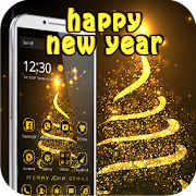 2017 Happy New Year gold theme 1.1.2 Icon