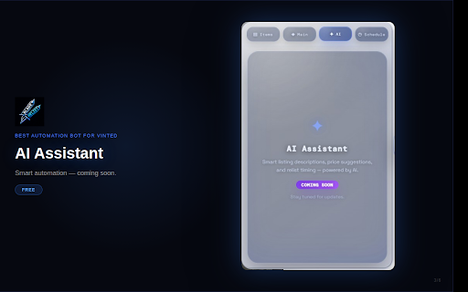 Blade – Best automation bot for Vinted screenshot 5
