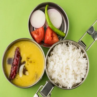 Kadhai Paneer Thursday Tiffin ( 2 Roti + Rice ( 200Ml ) )