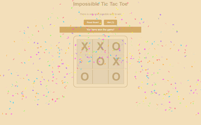 IMPOSSIBLE TIC-TAC-TOE - Play Online for Free!