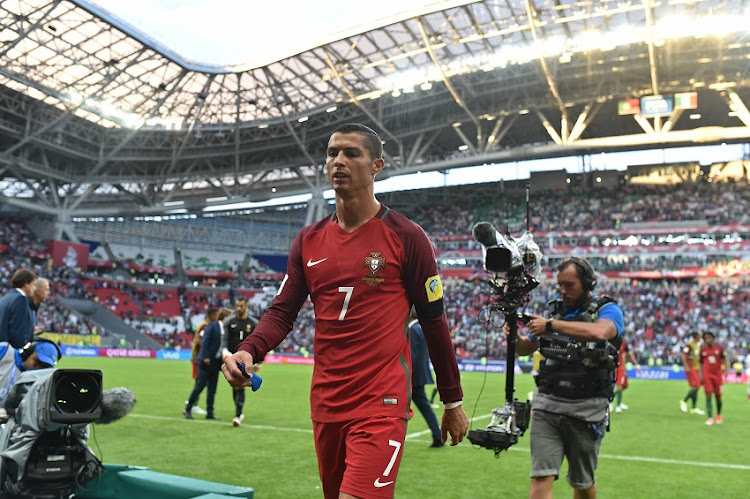 Cristiano Ronaldo, a nominee for the Uefa player of the year award.