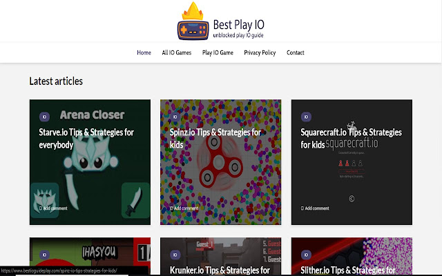 Best IO Games Guide chrome extension