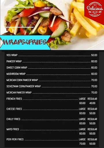 Express Burger menu 