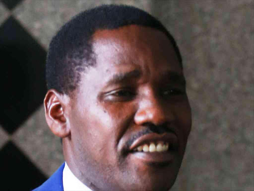 Former Meru governor Peter Munya during his vetting by MPs, for the post of CS in the East African Community and Northern Corridor Development docket, February 8, 2018. /JACK OWUOR