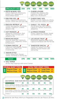 La Pino'z Pizza menu 2