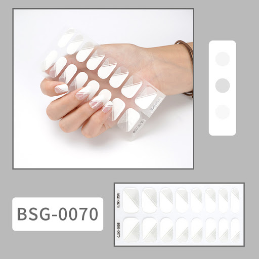 Title 8, Cross-border Hot Gel Nail Stickers UV Semi-cure...