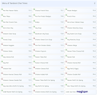 Tandoori Chai Times menu 2