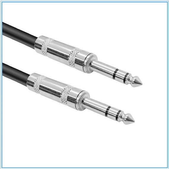 3Ft Trs Stereo 1/4Inch To 6.3Mm Balanced Pro Audio Male To Male 16Awg Cable Cord