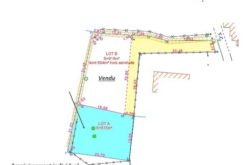  Vente Terrain + Maison - Terrain : 515m² - Maison : 90m² à Mazion (33390) 