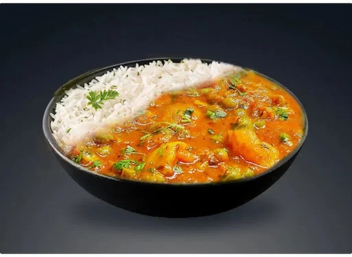 Aloo Matar Gravy Jeera Rice Bowl