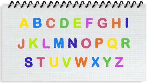 Alphabet writing