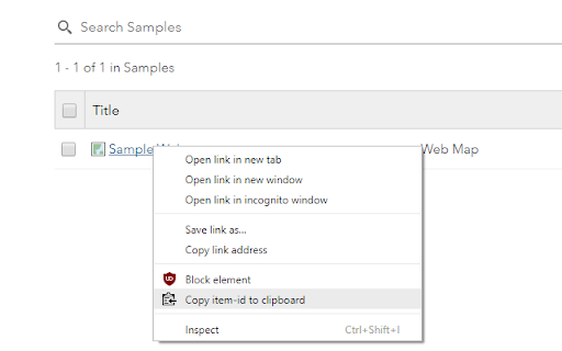 ArcGIS Item-Id Extractor