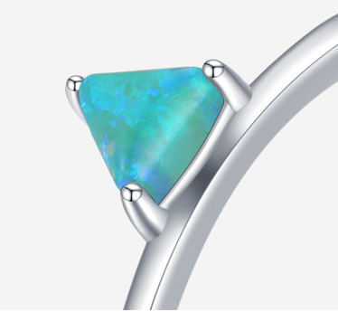 Title 7, Bague Design Opal Morganite Niche, Élégance et ...
