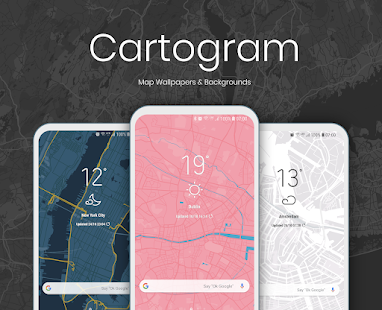 Cartogram – Live Map Wallpapers & Backgrounds Screenshot