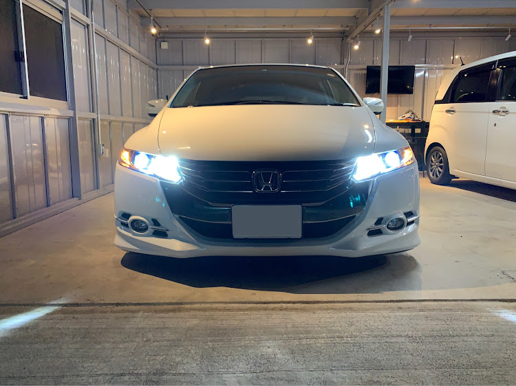 オデッセイのラルグス SPEC D・車高調交換・バッテリー交換・ハイビームLED化・DIY作業に関するカスタム事例の投稿画像11枚目