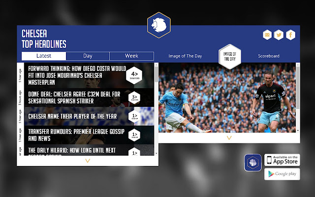 Chelsea News - Sportfusion chrome extension