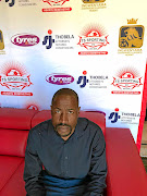 Benson Mhlongo at his unveiling as TS Sporting head coach. 