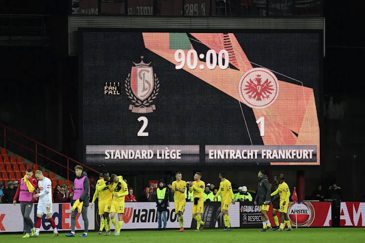 Des supporters allemands à l'origine d'une violente bagarre à Liège après Standard-Francfort