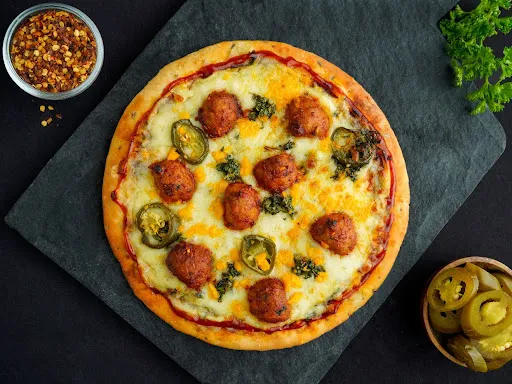Chicken Meatball Pizza (High Protein)