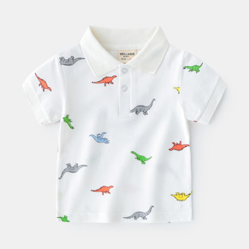 Title 4, Boys Cartoon Short Sleeve T-shirt Fashion Casua...