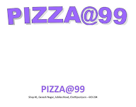 Pizza At 99 menu 1