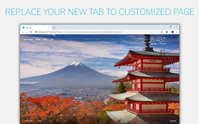 Japan Wallpapers Nippon New Tab freeaddon.com