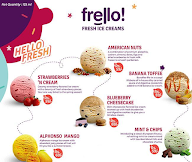 Frello Ice Creams menu 1