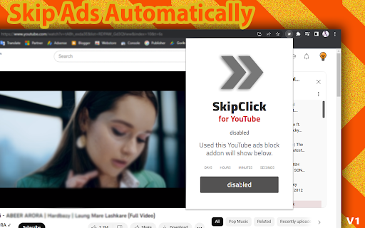 SkipClick for YouTube™