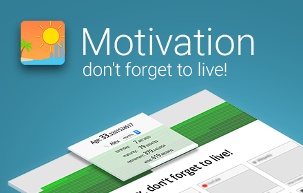 Motivation: Don't forget to live! small promo image