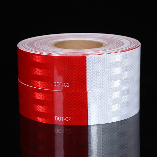 Title 3, DOT-C2 Red and White Tape Pet Reflective Film. ...
