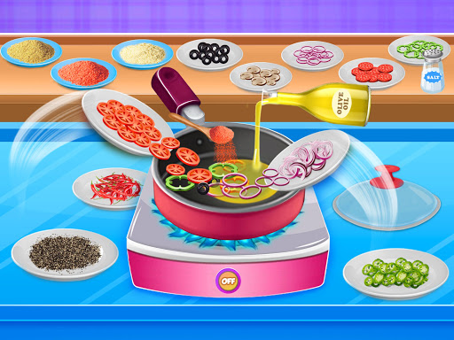 Pizza Maker Chef Baking Kitchen