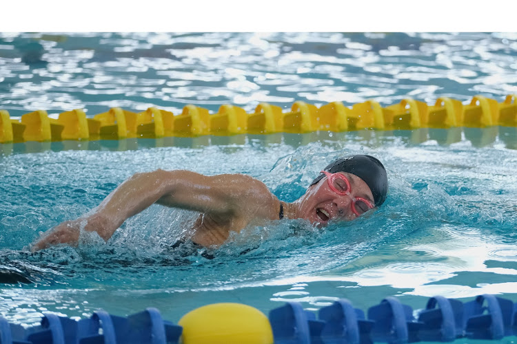 Summerstrand's Tracy Gous in action in the DHL SA Lifesaving Championships at Newton Park Pool